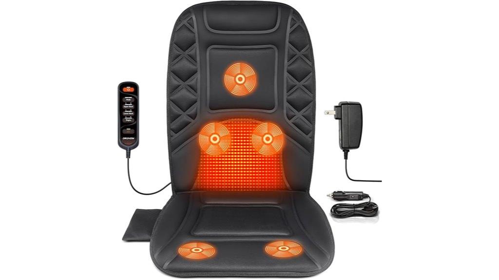 heating vibration massage pad