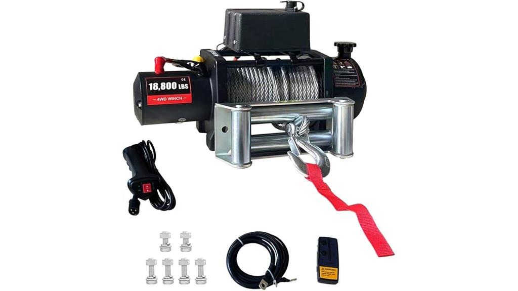 heavy duty electric vehicle winch