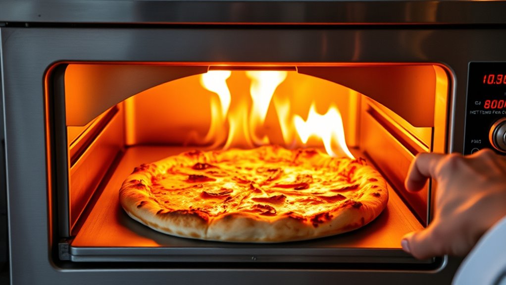 high temperature pizza oven criteria