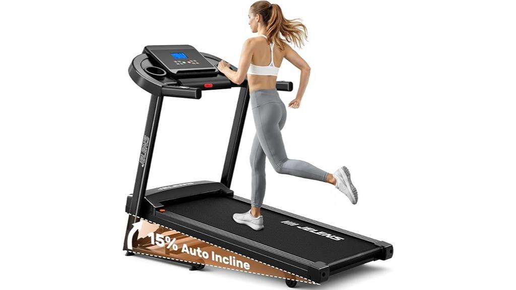 home folding treadmill with incline