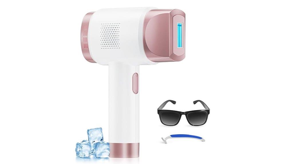 home ice cooling laser hair removal