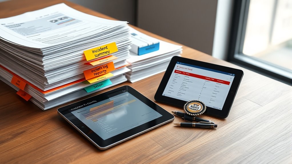 incident logs ensure safety compliance