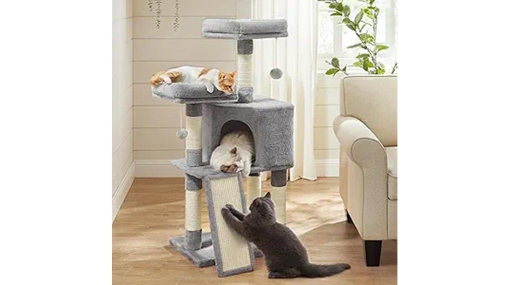 indoor cat climbing tower