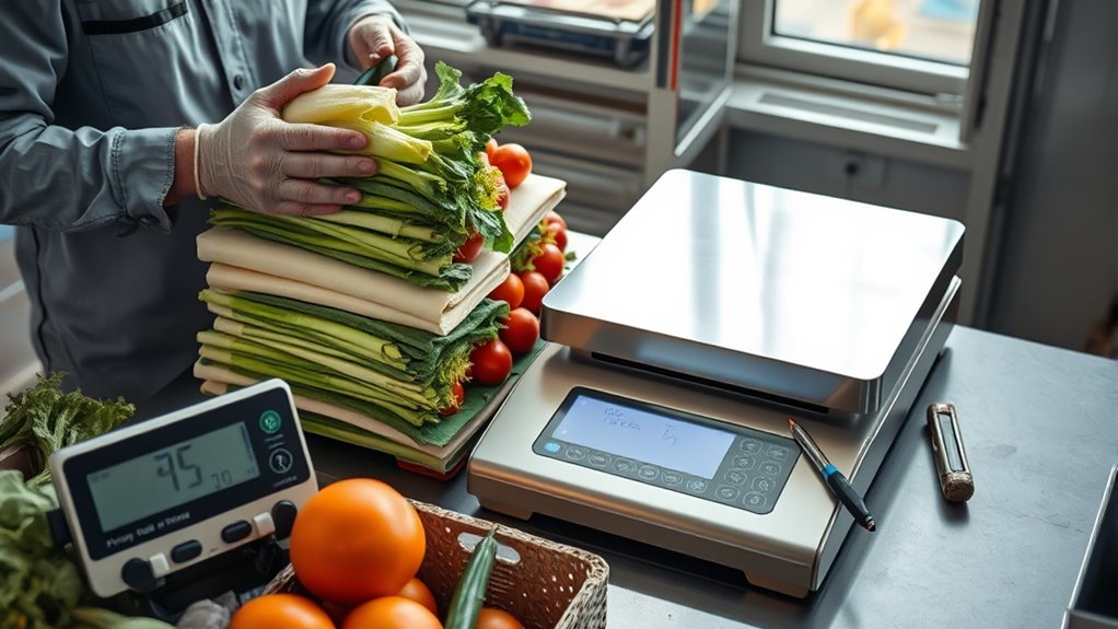 inspect weigh check quality