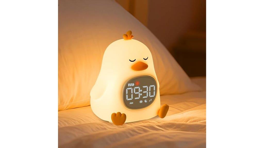 kids alarm clock light