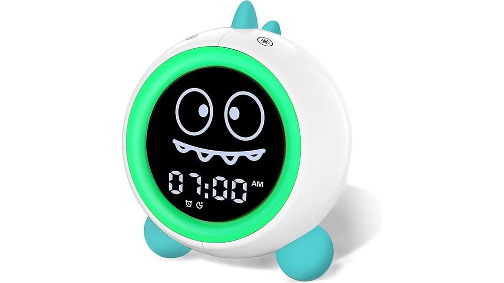 kids night light alarm
