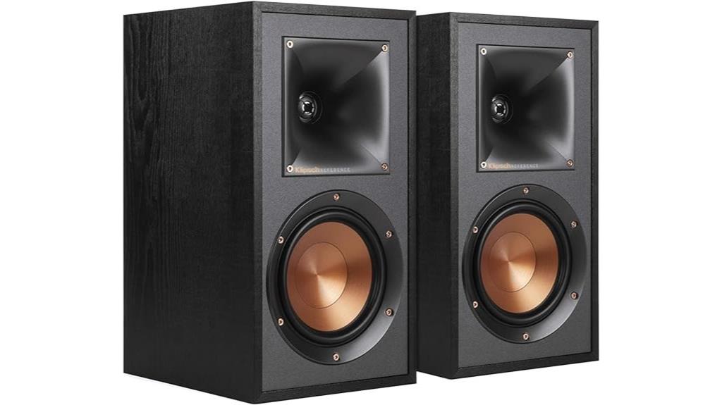 klipsch black r 51m pair