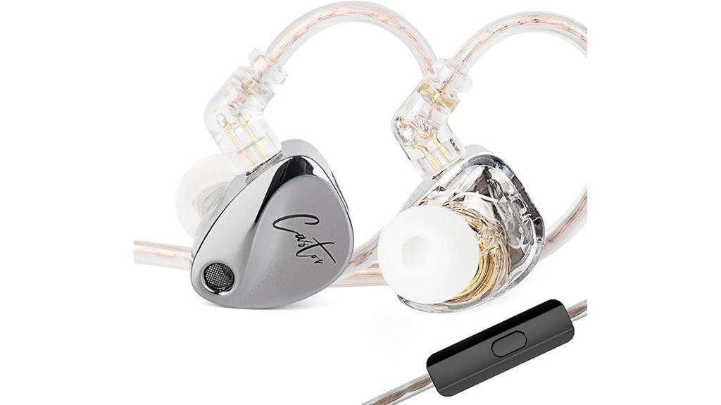 kz castor detachable earphones