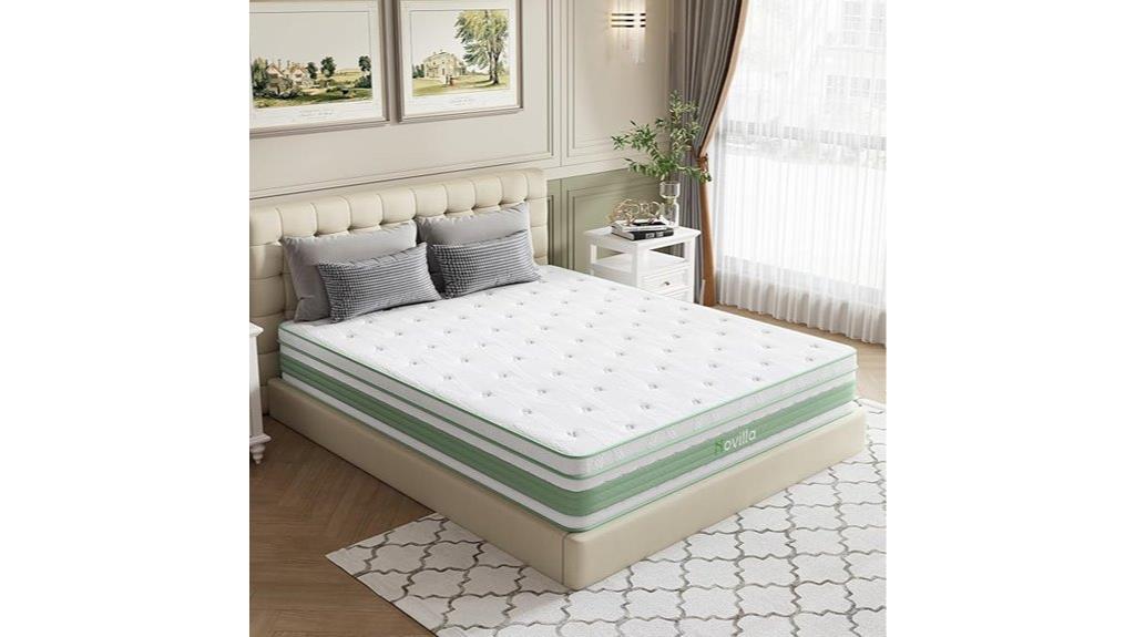 large 14 inch hybrid mattress