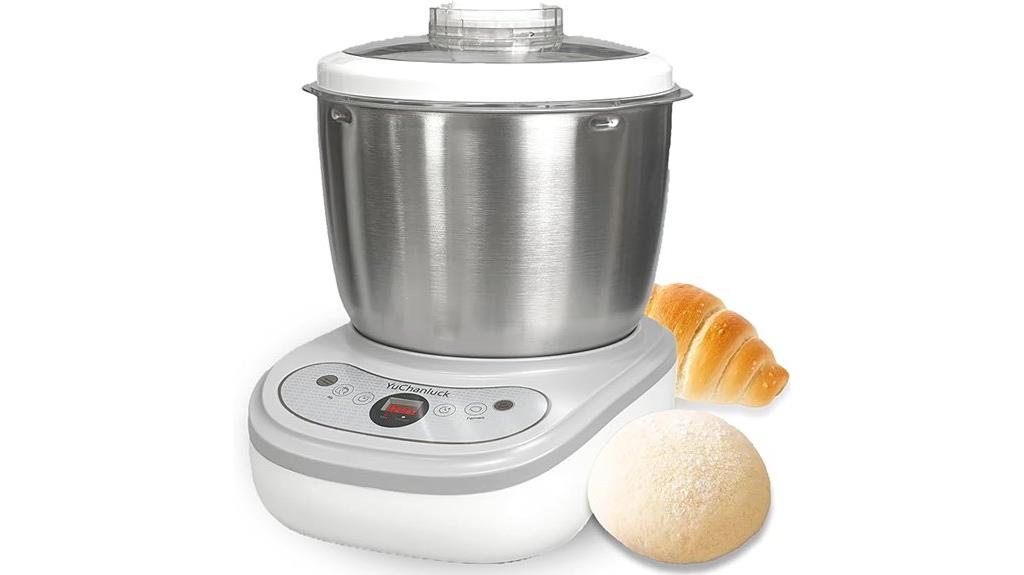 large 7l electric dough mixer