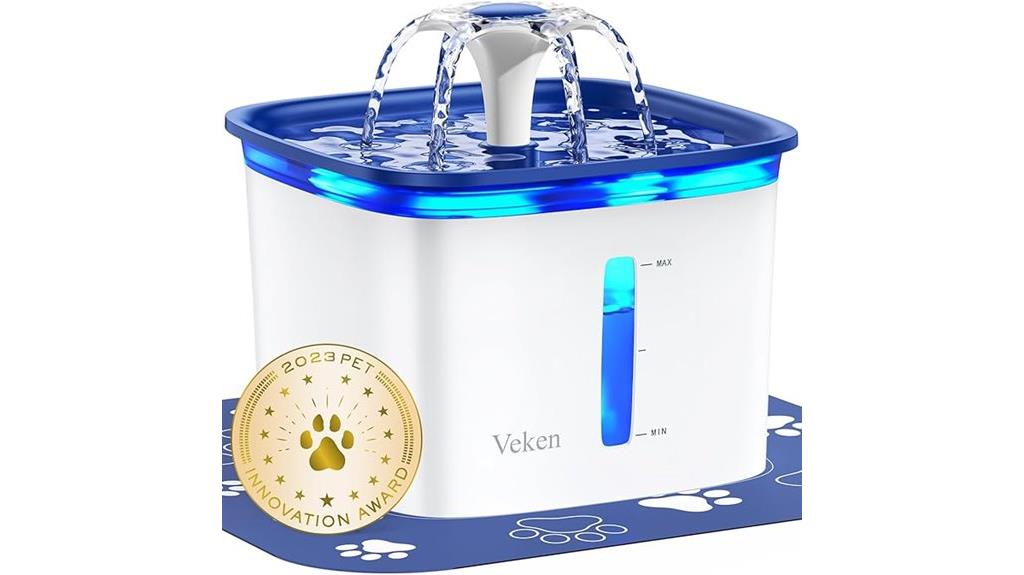 large capacity pet water fountain