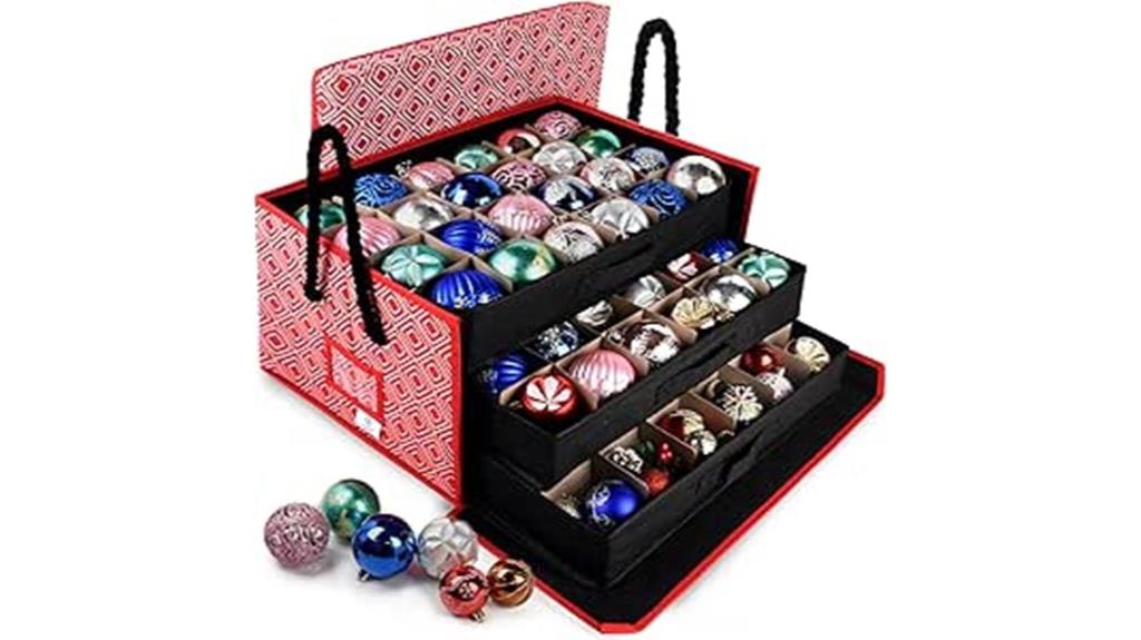 large christmas ornament organizer