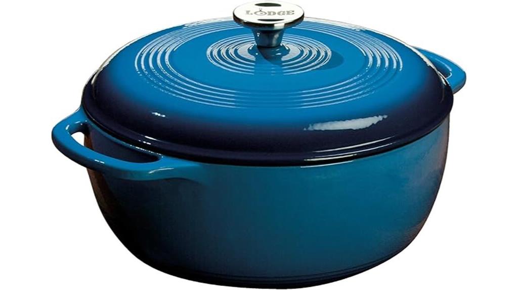 large enameled cast iron dutch oven