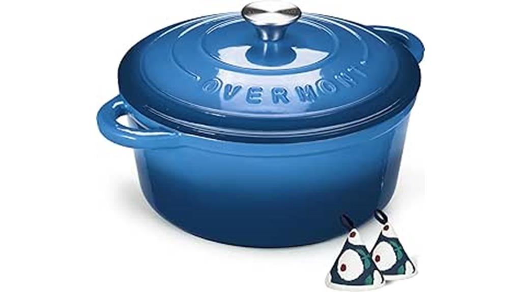 large enameled dutch oven