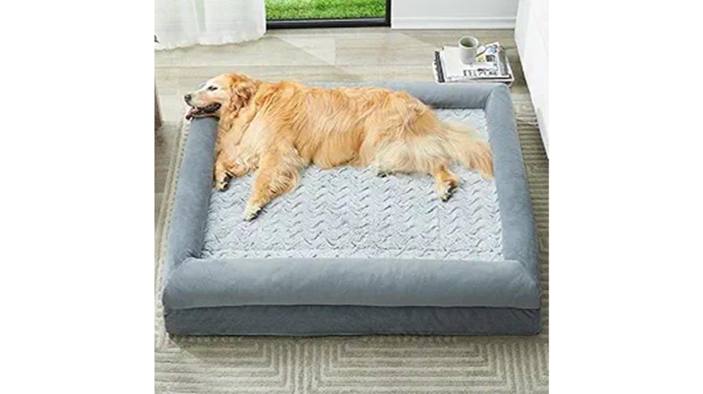 large washable orthopedic bed