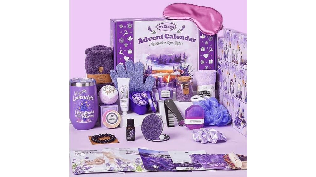 lavender spa gift basket