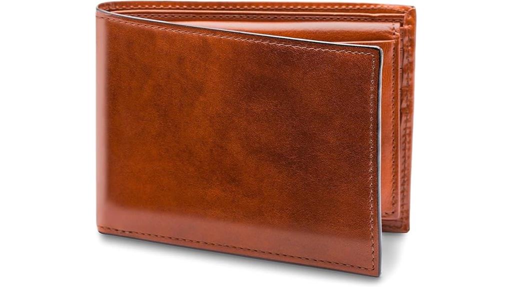 leather bifold wallet with passcase