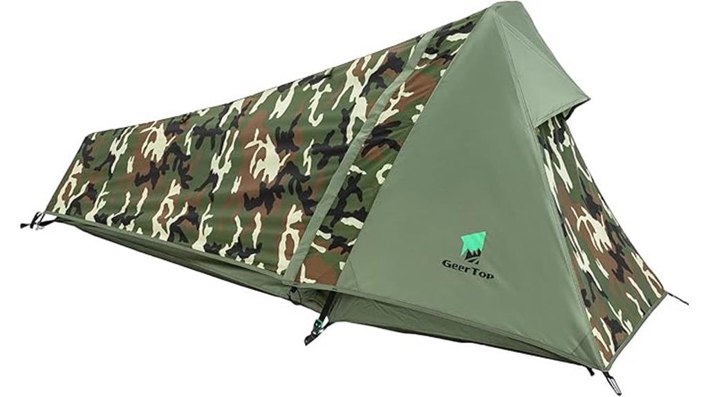 lightweight solo camping shelter