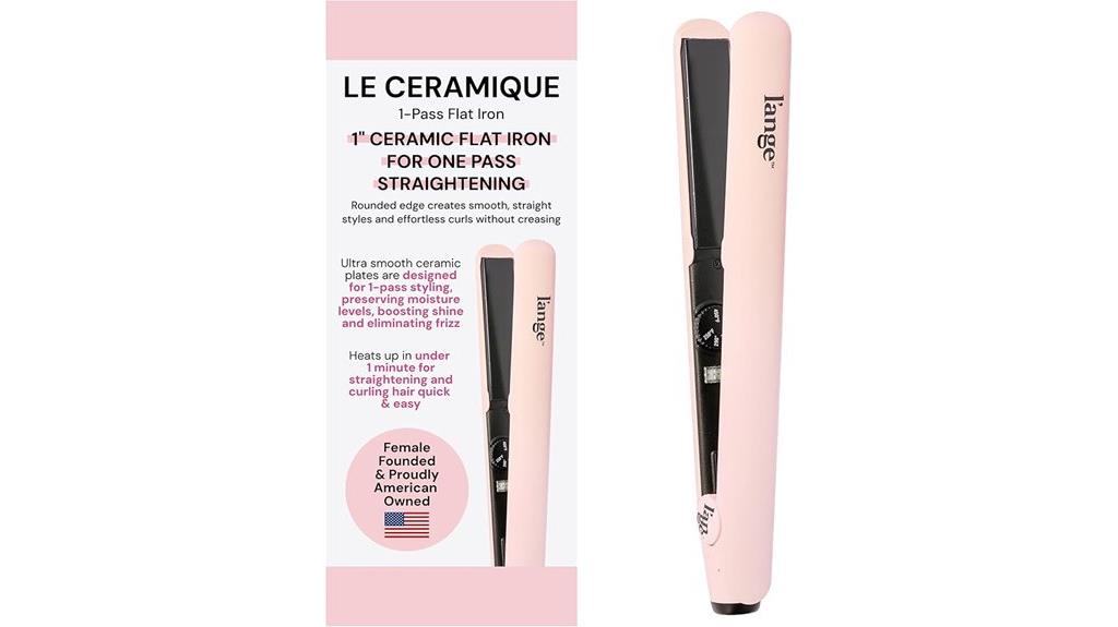 long ceramic hair straightener