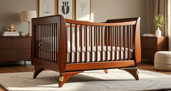 luxurious convertible baby cribs