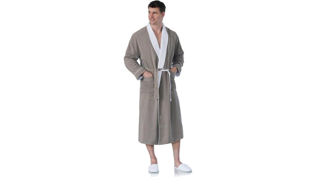 luxurious microfiber spa robe