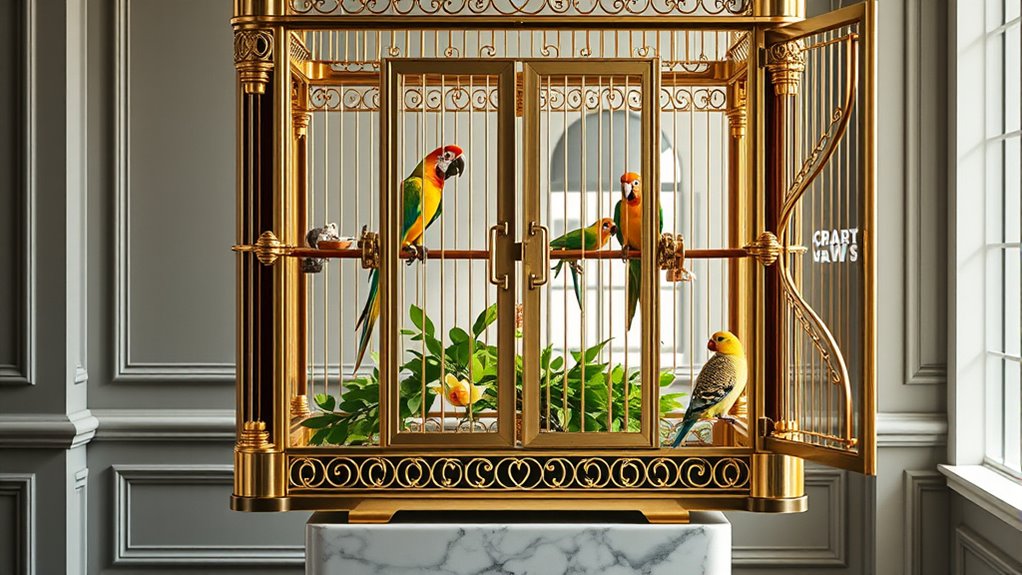 luxury bird cages collection