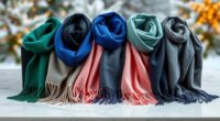 luxury cashmere winter scarves