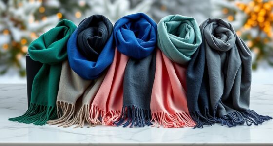 luxury cashmere winter scarves