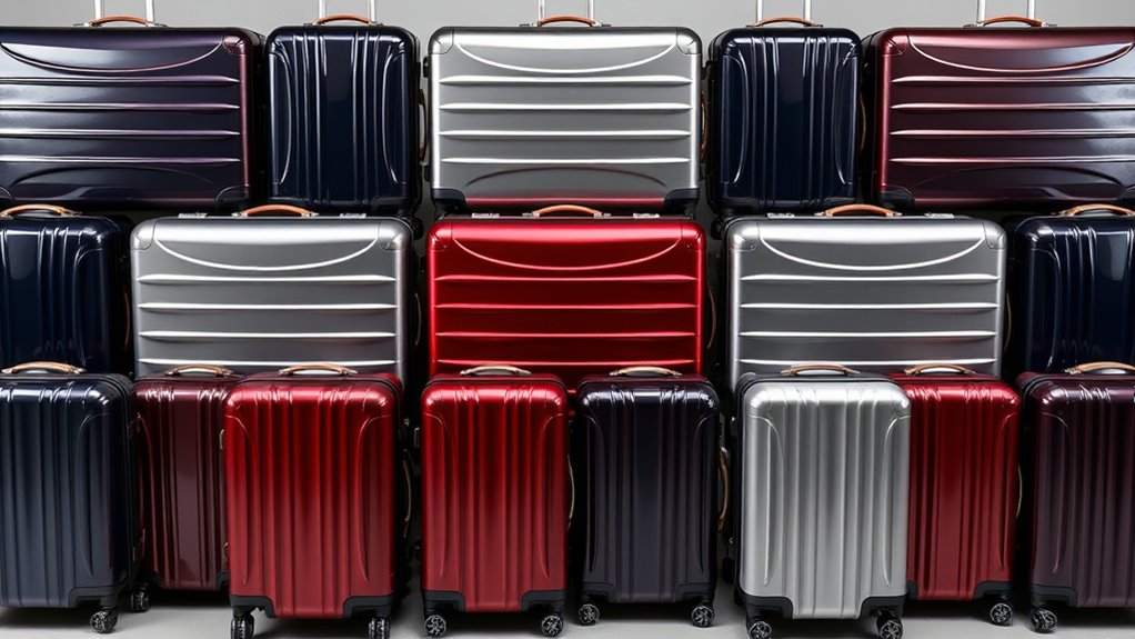 luxury durable luggage sets