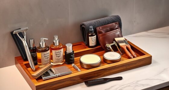 luxury grooming kit selection