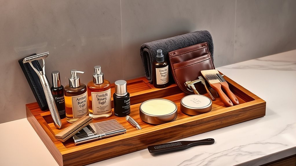 luxury grooming kit selection