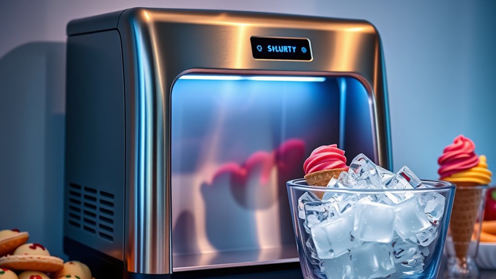 luxury ice machine features
