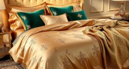 luxury king bed bedding