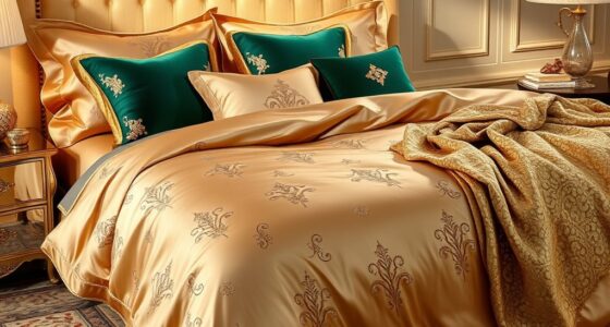 luxury king bed bedding