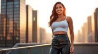 luxury leggings blending comfort