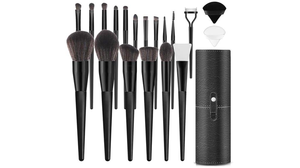 luxury makeup brush set