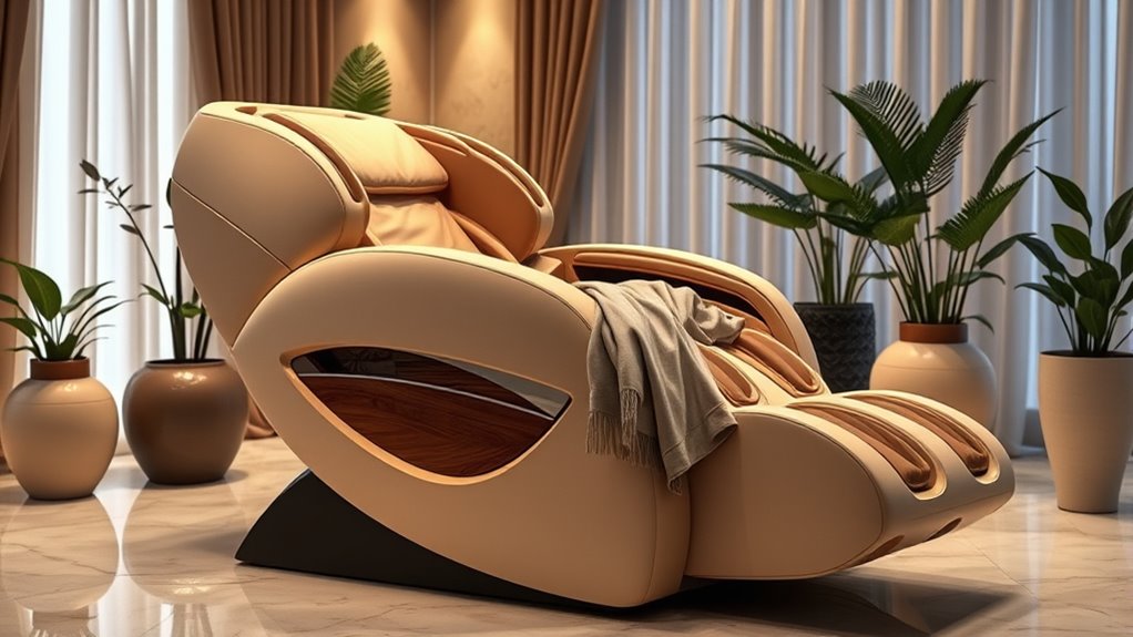 luxury massage chairs selection