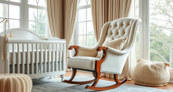 luxury nursery rocking chairs