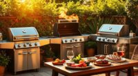 luxury outdoor grill selection