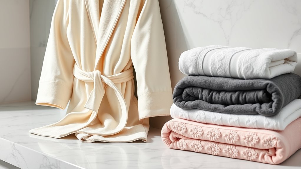 luxury spa robe sets