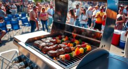 luxury tailgate grilling equipment
