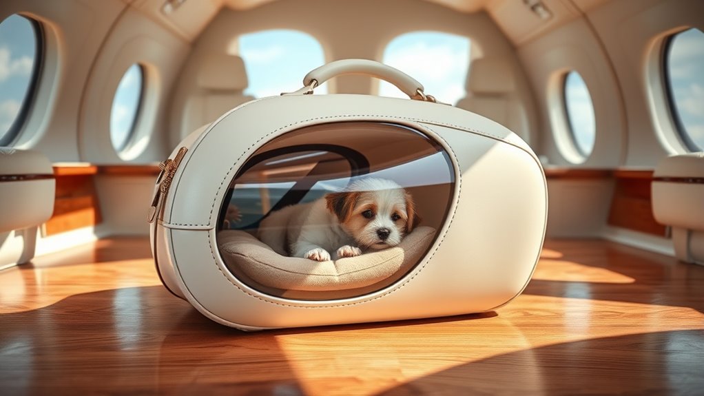 luxury travel dog carriers