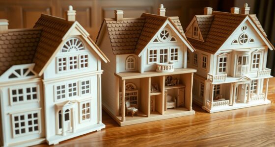 luxury wooden dollhouse collections