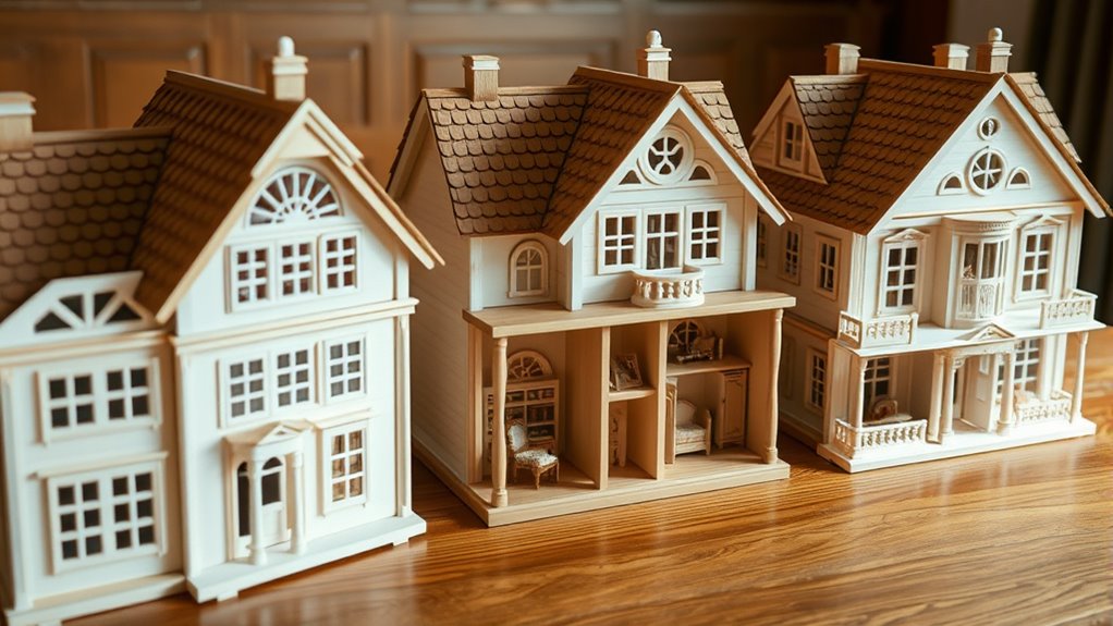 luxury wooden dollhouse collections