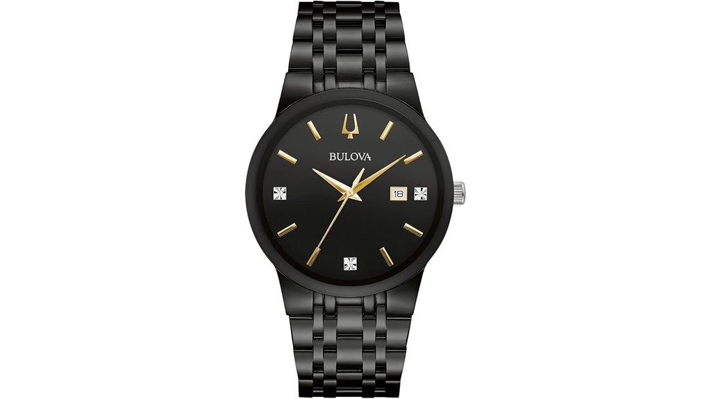 men s gold tone watch