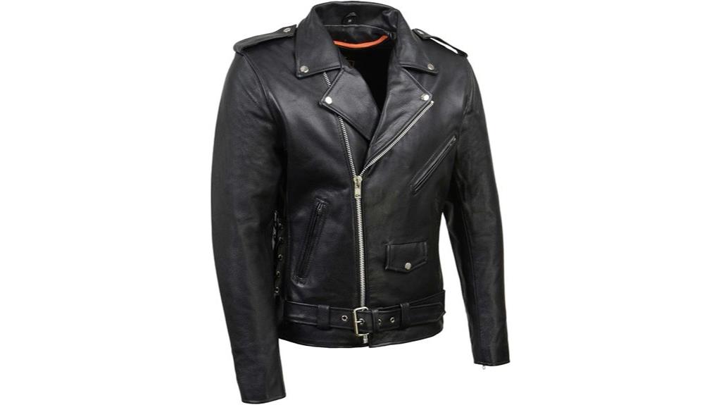 men s leather motorcycle jacket