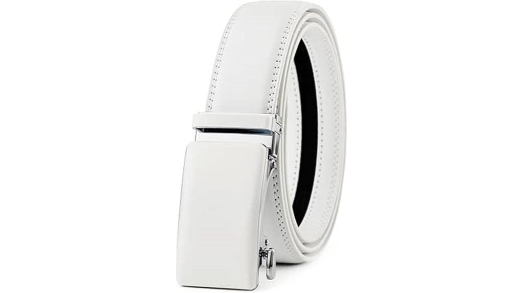 mens casual ratchet belt