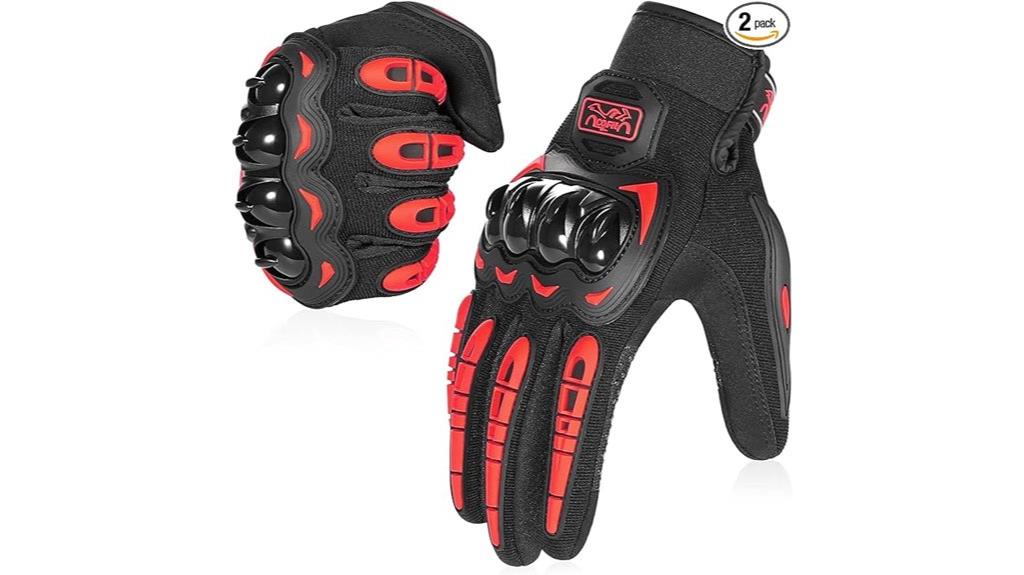 motorcycle touchscreen gloves