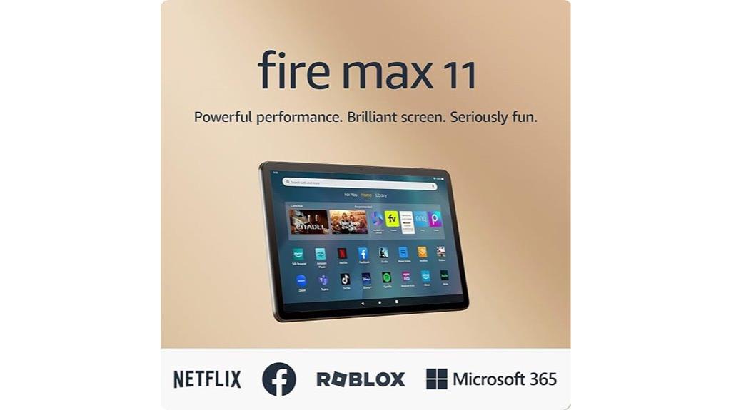 newest fire max tablet