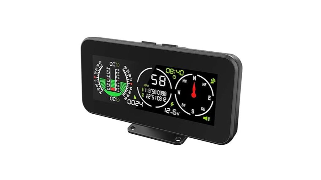 off road vehicle tilt sensor